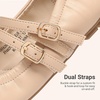 image:imageDREAM PAIRS Girls Dress Shoes Slip on Ballerina Flats Mary Jane Ballet Shoes for WeddingPartyNude