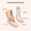 image:imageDREAM PAIRS Girls Dress Shoes Slip on Ballerina Flats Mary Jane Ballet Shoes for WeddingPartyNude