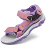 image:imageDREAM PAIRS Boys Girls Sandals Kids Adventurous LightWeight Adjustable Straps Summer Water Shoes ToddlerLittle KidBig KidLavenderOrange