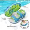 image:imageDREAM PAIRS Boys Girls Sandals Kids Athletic Summer Sports Water Shoes for ToddlerLittle KidBig KidBlueGreen