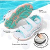 image:imageDREAM PAIRS Boys Girls Sandals Kids Athletic Summer Sports Water Shoes for ToddlerLittle KidBig KidBlueWhite