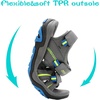 image:imageDREAM PAIRS Boys Girls Sandals Kids Athletic Summer Sports Water Shoes for ToddlerLittle KidBig KidDarkGreyNeonGreenBlue