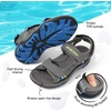 image:imageDREAM PAIRS Boys Girls Sandals Kids Athletic Summer Sports Water Shoes for ToddlerLittle KidBig KidDarkGreyNeonGreenBlue