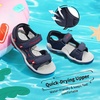 image:imageDREAM PAIRS Boys Girls Sandals Kids Athletic Summer Sports Water Shoes for ToddlerLittle KidBig KidNavyRed