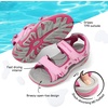 image:imageDREAM PAIRS Boys Girls Sandals Kids Athletic Summer Sports Water Shoes for ToddlerLittle KidBig KidPinkFuchsia