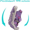 image:imageDREAM PAIRS Boys Girls Sandals Kids Athletic Summer Sports Water Shoes for ToddlerLittle KidBig KidPurpleFuchsiaLightGrey