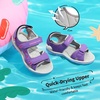 image:imageDREAM PAIRS Boys Girls Sandals Kids Athletic Summer Sports Water Shoes for ToddlerLittle KidBig KidPurpleFuchsiaLightGrey