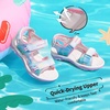image:imageDREAM PAIRS Boys Girls Sandals Kids Athletic Summer Sports Water Shoes for ToddlerLittle KidBig KidRainbowPinkpu