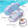 image:imageDREAM PAIRS Boys Girls Sandals Kids Athletic Summer Sports Water Shoes for ToddlerLittle KidBig KidRainbowPurple