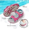 image:imageDREAM PAIRS Boys Girls Sandals Kids Athletic Summer Sports Water Shoes for ToddlerLittle KidBig KidRoseRed