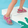 image:imageDREAM PAIRS Boys Girls Sandals Kids Athletic Summer Sports Water Shoes for ToddlerLittle KidBig KidRoseRed