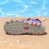 image:imageDREAM PAIRS Boys Girls Summer Outdoor Athletic Sport Sandals Hiking Beach Casual Water Closed Toe Adjustable Multicolor for ToddlerLittleBig KidsAll Purple