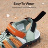 image:imageDREAM PAIRS Boys Girls Summer Outdoor Athletic Sport Sandals Hiking Beach Casual Water Closed Toe Adjustable Multicolor for ToddlerLittleBig KidsGreenOrange