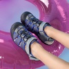 image:imageDREAM PAIRS Boys Girls Summer Outdoor Athletic Sport Sandals Hiking Beach Casual Water Closed Toe Adjustable Multicolor for ToddlerLittleBig KidsGreyRoyal