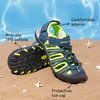 image:imageDREAM PAIRS Boys Girls Summer Outdoor Athletic Sport Sandals Hiking Beach Casual Water Closed Toe Adjustable Multicolor for ToddlerLittleBig KidsNavyNeonGreen