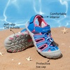 image:imageDREAM PAIRS Boys Girls Summer Outdoor Athletic Sport Sandals Hiking Beach Casual Water Closed Toe Adjustable Multicolor for ToddlerLittleBig KidsRoyalFuchsia