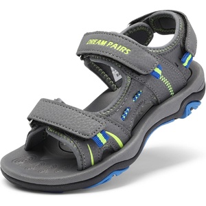 image:imageDREAM PAIRS Boys Girls Sandals Kids Athletic Summer Sports Water Shoes for ToddlerLittle KidBig KidDarkGreyNeonGreenBlue