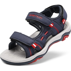 image:imageDREAM PAIRS Boys Girls Sandals Kids Athletic Summer Sports Water Shoes for ToddlerLittle KidBig KidNavyRed