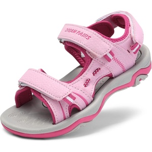 image:imageDREAM PAIRS Boys Girls Sandals Kids Athletic Summer Sports Water Shoes for ToddlerLittle KidBig KidPinkFuchsia