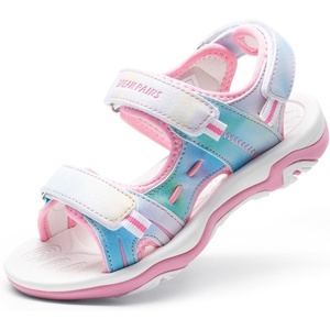 image:imageDREAM PAIRS Boys Girls Sandals Kids Athletic Summer Sports Water Shoes for ToddlerLittle KidBig KidRainbowPinkpu