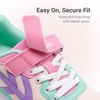 image:imageDREAM PAIRS Girls Sneakers Tennis Running Casual Footwear Breathable Lightweight Colorful Classic Walking Shoes for LittleBig KidNude Pink