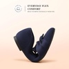 image:imageDREAM PAIRS Flats for Women Pointed Toe Knit Ballet Flats with Bow Foldable Comfortable Dress Shoes for Work Office Business Casual TravelNavy