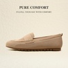 image:imageDREAM PAIRS Loafers for Women Penny Knitted Loafer Casual Comfortable Slip On Flats Work Business Walking ShoesNude