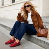 image:imageDREAM PAIRS Loafers for Women Slipon Dressy Comfortable Business Casual Work Office Faux Leather Loafer Shoes with Arch SupportRed