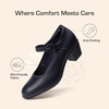 image:imageDREAM PAIRS Mary Jane Shoes Women Low Chunky Heels Closed Toe Pumps Comfortable Work Business Dress ShoesNavy