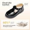 image:imageDREAM PAIRS Toddler Little Girls Mary Jane Dress Shoes  Ballet Flats for Girl School Uniform ShoesAll Black