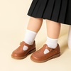 image:imageDREAM PAIRS Toddler Little Girls Mary Jane Dress Shoes  Ballet Flats for Girl School Uniform ShoesBrown