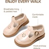 image:imageDREAM PAIRS Toddler Little Girls Mary Jane Dress Shoes  Ballet Flats for Girl School Uniform ShoesNude