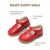image:imageDREAM PAIRS Toddler Little Girls Mary Jane Dress Shoes  Ballet Flats for Girl School Uniform ShoesRed