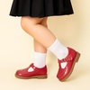image:imageDREAM PAIRS Toddler Little Girls Mary Jane Dress Shoes  Ballet Flats for Girl School Uniform ShoesRed
