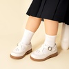 image:imageDREAM PAIRS Toddler Little Girls Mary Jane Dress Shoes  Ballet Flats for Girl School Uniform ShoesWhite