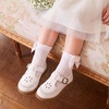 image:imageDREAM PAIRS Toddler Little Girls Mary Jane Dress Shoes  Ballet Flats for Girl School Uniform ShoesWhite