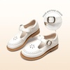 image:imageDREAM PAIRS Toddler Little Girls Mary Jane Dress Shoes  Ballet Flats for Girl School Uniform ShoesWhite