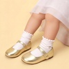 image:imageDREAM PAIRS Toddler Little Girls Mary Jane Dress Shoes Wedding Ballet Flats Round Toe Flower Girl ShoesGold