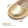image:imageDREAM PAIRS Toddler Little Girls Mary Jane Dress Shoes Wedding Ballet Flats Round Toe Flower Girl ShoesGold