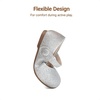 image:imageDREAM PAIRS Toddler Little Girls Mary Jane Dress Shoes Wedding Ballet Flats Round Toe Flower Girl ShoesSilver