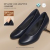 image:imageDREAM PAIRS Womens Chunky Closed Toe Dress Low Block Heels Comfortable Slip On Work Pumps Wedding Casual ShoesNavy