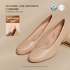 image:imageDREAM PAIRS Womens Chunky Closed Toe Dress Low Block Heels Comfortable Slip On Work Pumps Wedding Casual ShoesNude