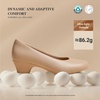 image:imageDREAM PAIRS Womens Chunky Closed Toe Dress Low Block Heels Comfortable Slip On Work Pumps Wedding Casual ShoesNude