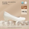 image:imageDREAM PAIRS Womens Chunky Closed Toe Dress Low Block Heels Comfortable Slip On Work Pumps Wedding Casual ShoesWhite