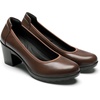 image:imageDREAM PAIRS Womens Chunky Closed Toe Low Block Heels Work Pumps Comfortable Round Toe Dress Wedding ShoesBrown