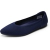 image:imageDREAM PAIRS Womens Knit Ballet Dressy Flats Comfortable Washable Flexible Breathable Casual Classic Work Office Walk Pointed Toe FlatsNavy