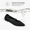 image:imageDREAM PAIRS Womens Knit Ballet Flats Pointed Toe Comfortable Dressy Flats for Work Office Shoes Mary Jane FlatsBlack