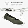 image:imageDREAM PAIRS Womens Knit Ballet Flats Pointed Toe Comfortable Dressy Flats for Work Office Shoes Mary Jane FlatsGreen