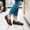 image:imageDREAM PAIRS Womens Loafers Slip On Comfortable Casual Orthopedic Walking Flats Work Shoes Closed Toe Sandals with Arch SupportBrown