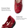 image:imageDREAM PAIRS Womens Loafers Slip On Comfortable Casual Orthopedic Walking Flats Work Shoes Closed Toe Sandals with Arch SupportRed